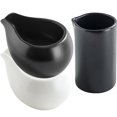 thumbnail image 2 of 1 Conjunto de jarras de leche de cerámica Jarra de salsa de salsa de salsa de comida occidental Contenedores de cerámica HOMEMAXS 16124669-MX, 2 of 6