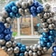 thumbnail image 3 of Arco de globos azul plateado, kit de guirnalda de globos azul marino Regalo de día azul plateado metálico TUNC Sencillez, 3 of 5