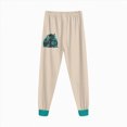 thumbnail image 5 of NOLDARES Toddler Baby Girl Fall Winter Clothes Outfits Funny Print Graphic Girl Fall Sweatshirt Pant Set(Beige,7-8 Y), 5 of 6