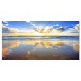 thumbnail image 2 of Art Design - Ciel Bleu et Nuages Miroir dans la Mer, 2 of 4