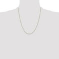 thumbnail image 5 of Auriga Fine Jewelry 10K Yellow Gold .8 mm Diamond-cut Cable with Lobster Clasp Chain Necklace for Women 22", 5 of 6