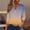 Yellow, variant on V Neck T-Shirt for Women Yellow Long Sleeve Casual T Shirts Spring Summer Button Gradient Women Tops M