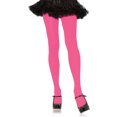 thumbnail image 1 of Leg Avenue® Nylon Tights, One Size, Neon Pink, 1, 1 of 2