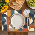 thumbnail image 3 of Placemat Mid Century Geometric Placemats for Dining Table Abstract Modern Washable Table Mats for Party Kitchen Dining Decoration, 3 of 7