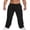 Black, variant on Mens Lightweight Sweatpants Baggy Sweat Pants Open Bottom Workout Pants for Men Grey Cotton Sweatpants with Pockets