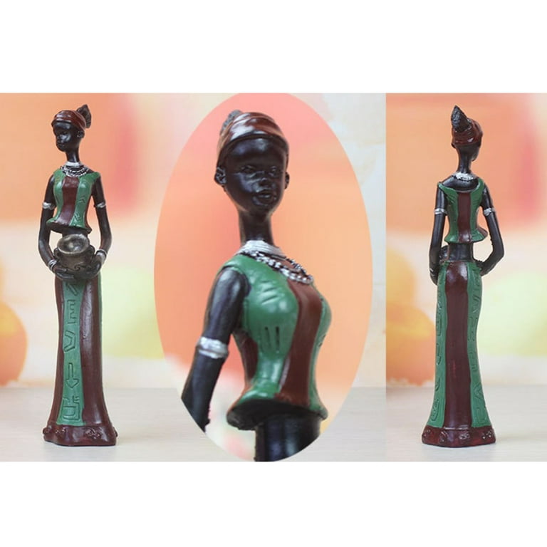 3pcs/set Exotic Tribal African Girl Resin Figurines Decorative Crafts  Ornaments Home Decoration Accessories Statue - AliExpress