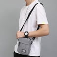 thumbnail image 3 of Small Backpack Purse Adjustable Strap 14x5x19cm Crossbody Bags for Women Men Travel with Earphone Hole, 3 of 6