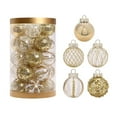 thumbnail image 1 of PENGXIANG Christmas Ball Ornaments for Christmas Tree 2.36 Inch Christmas Tree Ornaments Decorations with Hanging Rope Multi-Color Decoration for Holiday, 1 of 10
