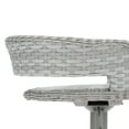 thumbnail image 4 of Comfort 2-Pack Airlift Wicker Bar Stools in Grey, 4 of 8