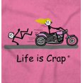 thumbnail image 2 of Biker Babe Cute Funny Fail Motorcycle Men's Graphic T Shirt Tees Brisco Brands L, 2 of 6