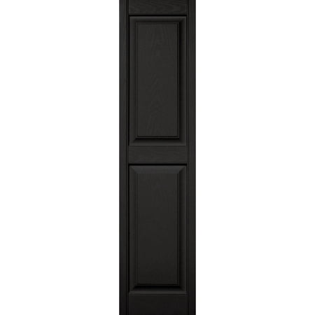 Builders Edge, Inc. 040140059002 Raised Panel Vinyl Shutters — Residential Use, Standard Application