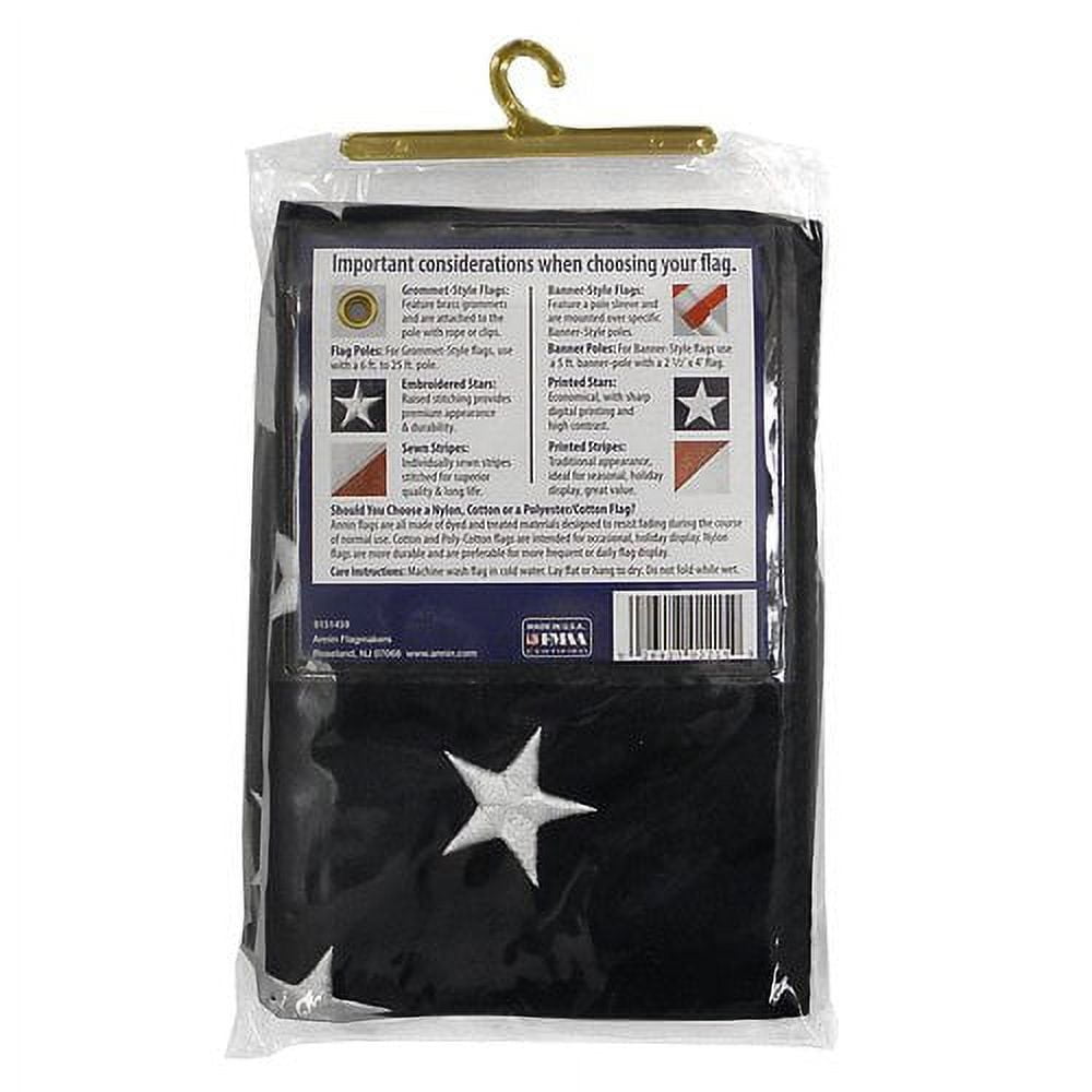 Annin Flagmakers 002215R 4 x 6 ft. Nylon Replacement Flag- Sewn Stripes