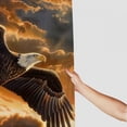 thumbnail image 3 of Orinice Bald Eagle Clouds Sunset Bathroom Decor Set, Colorful Luxurious Graphic Print Polyester Fabric Fashion Shower Curtain with Hooks, Waterproof Washable for Bathroom Decoration 36x72, 3 of 7