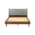 thumbnail image 3 of Artemio Queen Platform Wood Bed Frame in Walnut Finish, 3 of 6