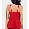 thumbnail image 5 of Solid Razzle Dazzle Underwire Tankini Top Swimsuit, 5 of 6