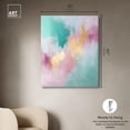thumbnail image 5 of Pastel Dreams Mist Canvas Colorful Abstract by Art Remedy, Gallery Wrapped, 36 x 45, 5 of 7