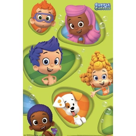 Bubble Tea Poster - Bubble Guppies - Grid Poster Print