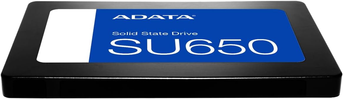 ADATA SU650 512GB Internal SSD 2.5” SATA III Solid State Drive, 3D NAND, Up to 520MB/s, Model ASU650SS-1TT-R
