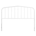 thumbnail image 2 of Headboard, King Size, Metal, White, Modern Contemporary Urban Design, Bedroom Master Guest Suite, 2 of 7