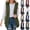 Gray, variant on Hvyesh Sherpa Vest for Women Casual Fleece Fuzzy Sleeveless Jackets Warm Zip Up Solid Vests Outerwear with Pockets