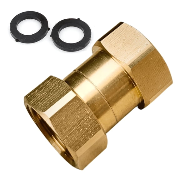 Brass Garden Hose Swivel Adapter 360 Degree Rotation Leak Proof Connectors For Car Washing And Irrigation