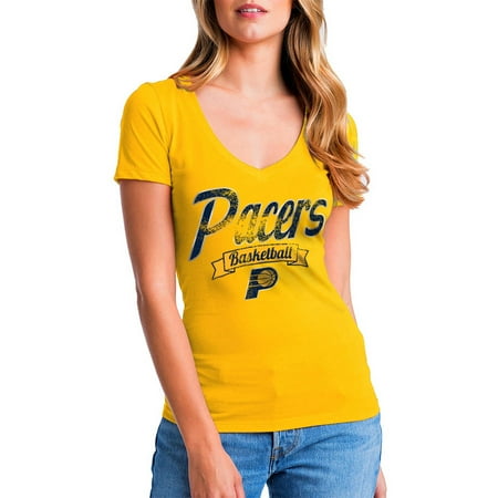 Indiana Pacers Nba Car - NBA Indiana Pacers Women's Short Sleeve Graphic Tee