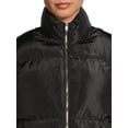 thumbnail image 4 of Liv & Lottie Juniors' Faux Faux Shearling Lined Cropped Puffer Vest, 4 of 5