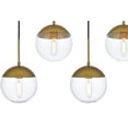 thumbnail image 7 of Eclipse 7 Lights Black Pendant With Clear Glass, 7 of 7