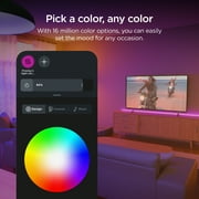 Roku Smart Home Smart Light Strip SE 16.4 ft with 16 Million Color Options, White Light Option, and Custom Presets - Indoor