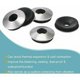 thumbnail image 5 of Paquete de 200 arandelas de sellado de acero inoxidable EPDM, 12 x 4,2 x 2,8 mm, 5 of 5