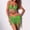 Green, variant on FASHOFT Sequin Skirt For Women Tie Sequined Waist Chain Belly Dance Half Skirt Glitter Beaded Design For Dance Stage Performance Outfit Women's Skirts Dark Blue