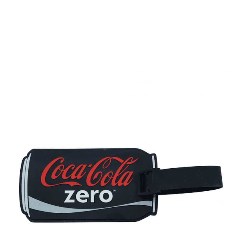 Authentic Coca-Cola Coke Zero Can Luggage Tag New with Tags 