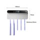thumbnail image 5 of Toothbrush Holder for Bathrooms, Toothbrush Sanitizer, Time Display, Long-Lasting Charge, 5 Slots for Any Size Toothbrush, Black, 5 of 5