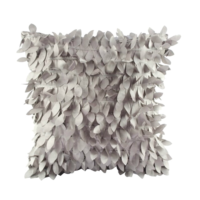 42 * 42cm de Colchón Almohada Cubierta Caído Hoja Banda Cintura Decoración Hogar-gris Sunnimix Hoja caida funda de almohada