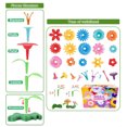 thumbnail image 2 of Toddler Toys, 109Pcs Flower Garden Building Toys for Girls 3 4 5 6 7 Years Old, Upgrade DIY Building Stacking Toys, STEM Preschool Educational Toddler Toys Brain Development Kindergarten Kids Toy, 2 of 7