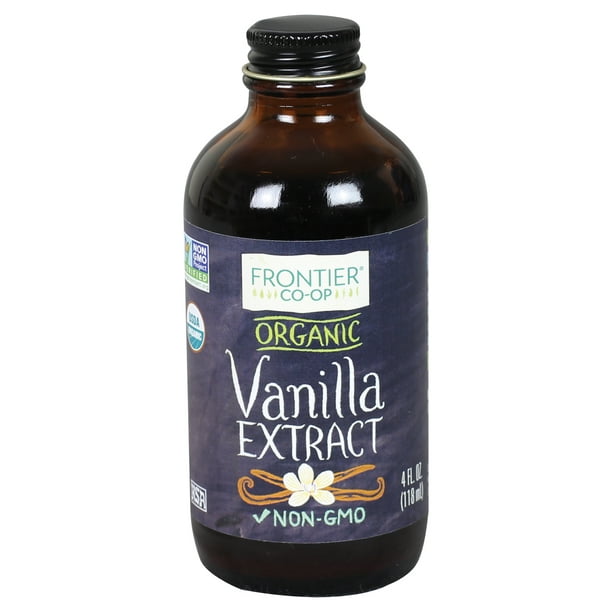 Frontier Coop Vanilla Extract Certified Organic 4 fl. Oz. bottle