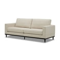 thumbnail image 3 of Better Homes & Gardens Springwood Wood Frame 83.46" Couch, Cream Linen, Black Woodbase Finish, 3 of 12
