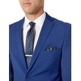 thumbnail image 3 of Adam Baker by West End Men's 910951 2-Piece Slim Fit End On End Suit - Blue - 46S, 3 of 5