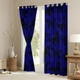thumbnail image 3 of Feelyou Women Blue Butterfly Blackout Curtains Set of 2 (52x84 Each), Dreamy Animal Window Curtains, Modern Fashion Style Curtains and Drapes, Curtains and Drapes Decor, 3 of 6