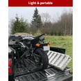 thumbnail image 3 of Aluminum Tri-Fold Ramp with Treads, Loading Ramps 1 Pack, 1500lb Capacity, 50” W x 76” L, Load or Unload Push Mowers, Garden Tillers, ATVs, 3 of 9