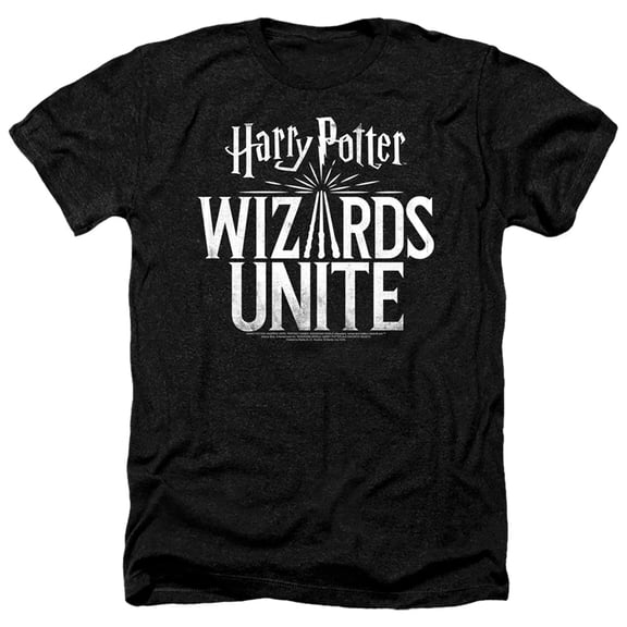 Harry Potter Wizards Unite Wizards Unite Logo Adult Heather Black
