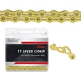 thumbnail image 2 of S SERENABLE Chain High Strength Biking Lightweight Road Bike Bike Chain Gold, 2 of 9
