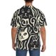 thumbnail image 3 of Fotbe Abstract Cat Faces Pattern Camisa Estampada de Manga Corta para Hombre, Casual de Verano, Estilo Playero, Sin Arrugas-4X-Large, 3 of 5