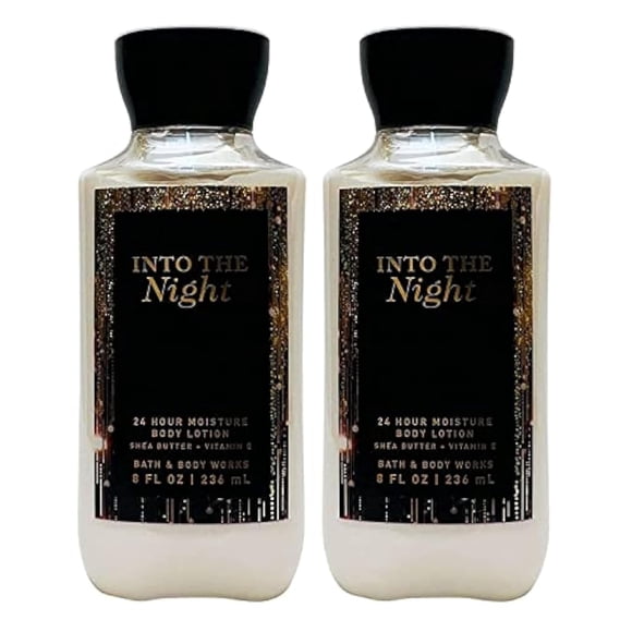 Set de loción corporal Bath & Body Works Into The Night, 240 ml, paquete de 2