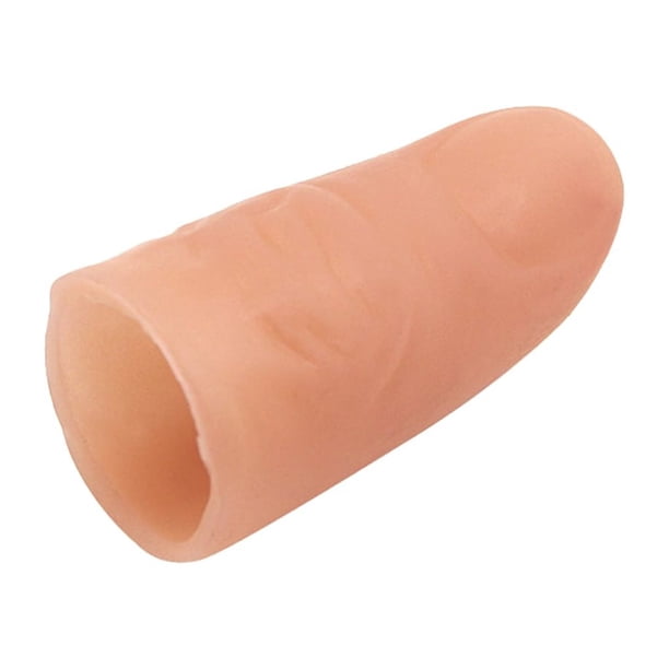 Tholdsy Punta del dedo Artificial para hombres y mujeres, simulación falsa portátil, puntas de los dedos realistas, accesorio de manga, Juguetes Suave Grande