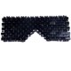 thumbnail image 1 of wonima11 Natural Quartz Rose Crystal Sleep Mask Eye Cover Mask Yoga Meditation Energy Healing Crystal Anti-Aging Hand-Made Therapy Eye Masks Gift (Black Obsidian), Small, 1 of 1
