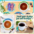 thumbnail image 4 of DIY Diamond Art Crafts Scenenry 8pcs Diamante Pinturas Posavasos Kit Planta Playa Hugtrwg Para estrenar, 4 of 8