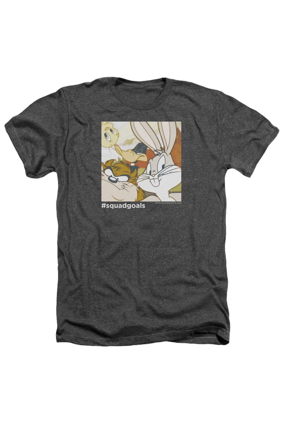 Looney Tunes - Squad Goals - Heather Short Sleeve Shirt - XXX-Large