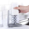 thumbnail image 5 of Water Bottle Cleaning Brush Glass Cup Washer with Suction Base Bristle Brush for Cup, 5 of 5