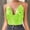 Green, variant on Women's Tennis Tanks Contemporary Beaded Tassel Sleeveless Backless Crop Top for Clubwear Everyday Style Purple One Size